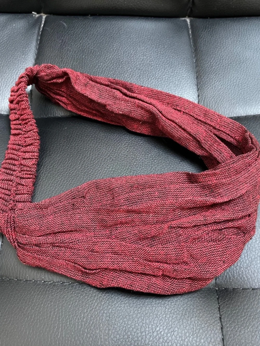 Burgundy Cloth Headband